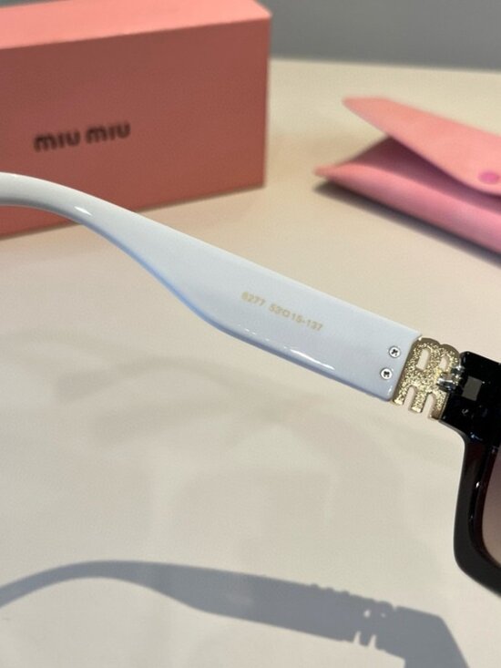 ? Miu Miu Silver Frame Sunglasses | Cool & Edgy